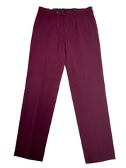 Nautica Mens Modern fit Dress Pants 30 / 30 Red Solid