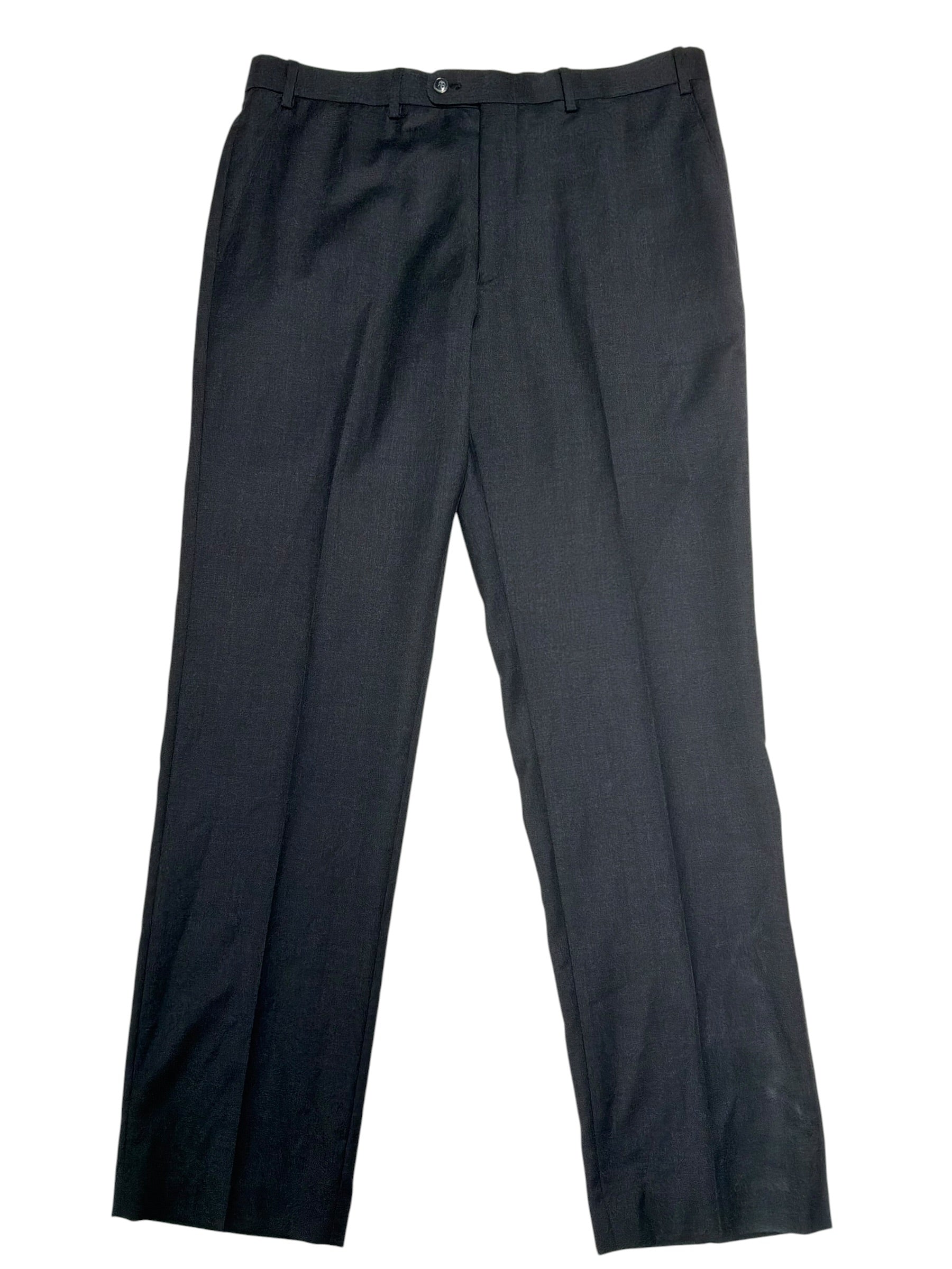 Vince Camuto Mens Slim fit Dress Pants Pants 35 / 32 Charcoal Grey Solid WOOL