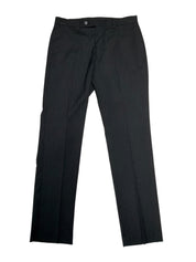 Van Heusen Mens Slim fit Dress Pants 37 / 30 Charcoal Grey Solid