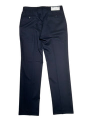 Van Heusen Mens Slim fit Dress Pants 31 / 32 Navy Blue Solid