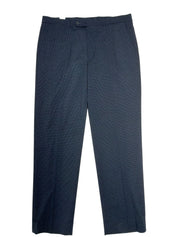 Nautica Mens Modern fit Dress Pants 30 / 32 Navy Blue Plaid
