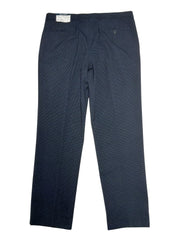 Nautica Mens Modern fit Dress Pants 30 / 32 Navy Blue Plaid