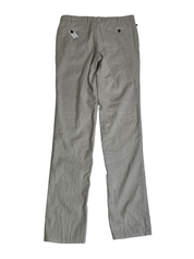 PT Torino Mens Slim Fit Linen Pants Size 32 EU 48 Tan / Beige Stretch