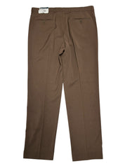 Nautica Mens Modern fit Dress Pants 34 / 30 Brown Solid