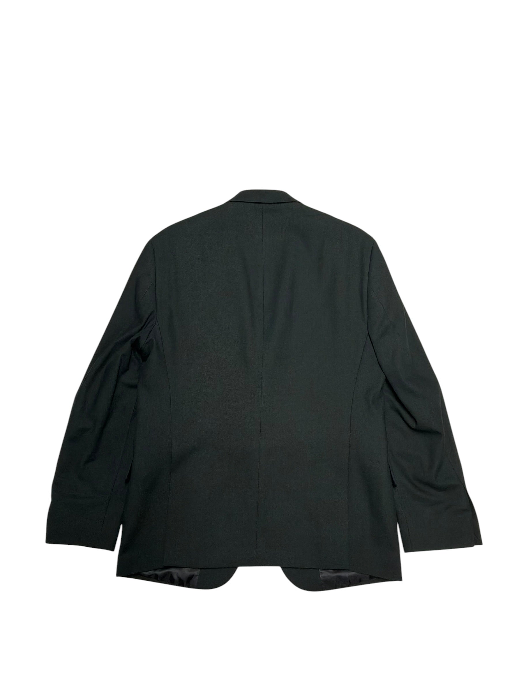 Kenneth Cole Mens Slim fit Suit Jacket Blazer 38 S Dark Green Solid Stretch