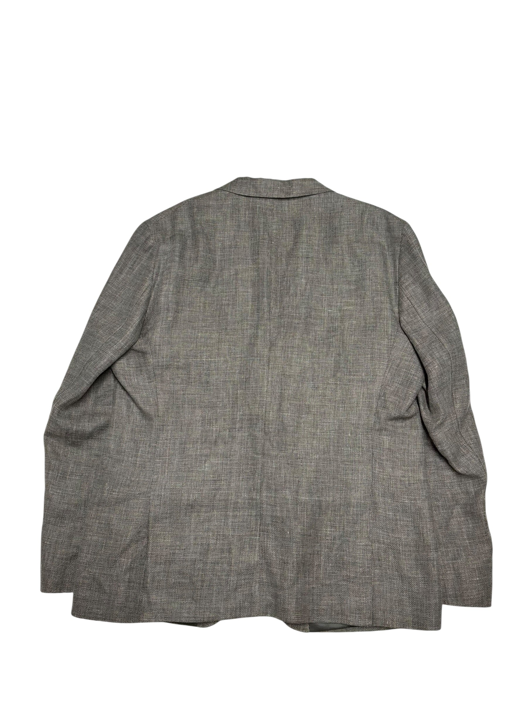 RODD & GUNN Mens Modern fit Sport Coat Blazer XXL  Brown Linen Wool Blend Linen