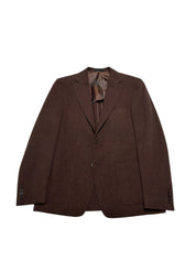 Calvin Klein Mens Slim fit Knit Sport Coat Blazer 42 R Burgundy Red Solid