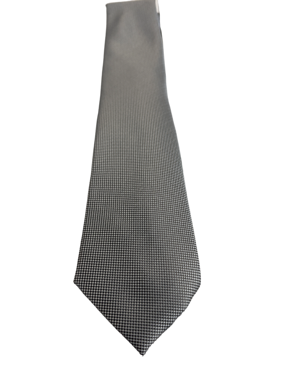 Perry Ellis Oxford Vicuna Brown Check Necktie Tie