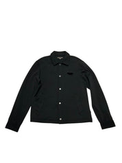 Michael Kors Mens Regular Fit Snap Up Shirt Jacket Coat Small Black Shacket