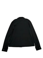 Michael Kors Mens Regular Fit Snap Up Shirt Jacket Coat Small Black Shacket