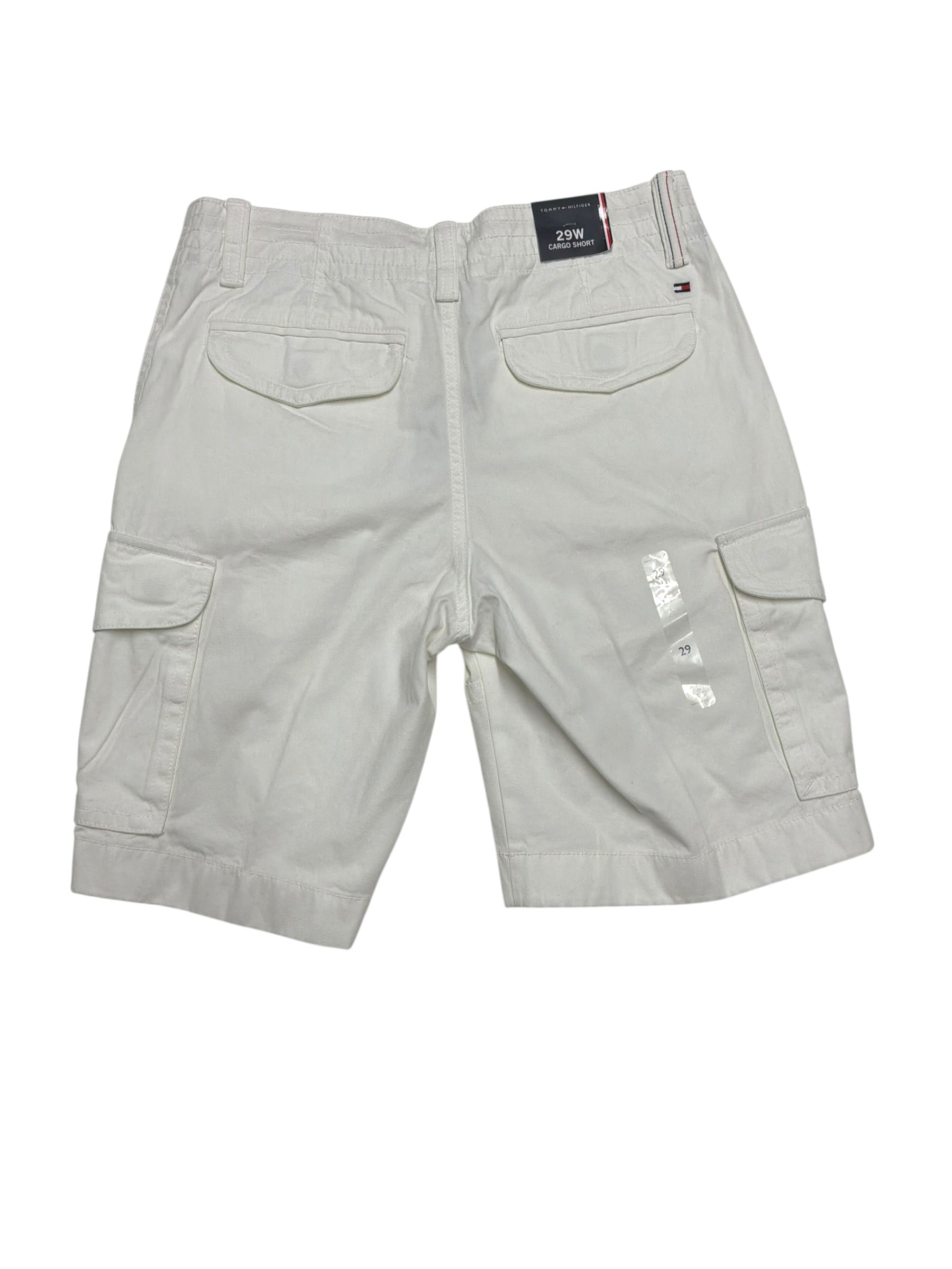 Tommy Hilfiger Mens Regular fit Cargo Shorts 29 White
