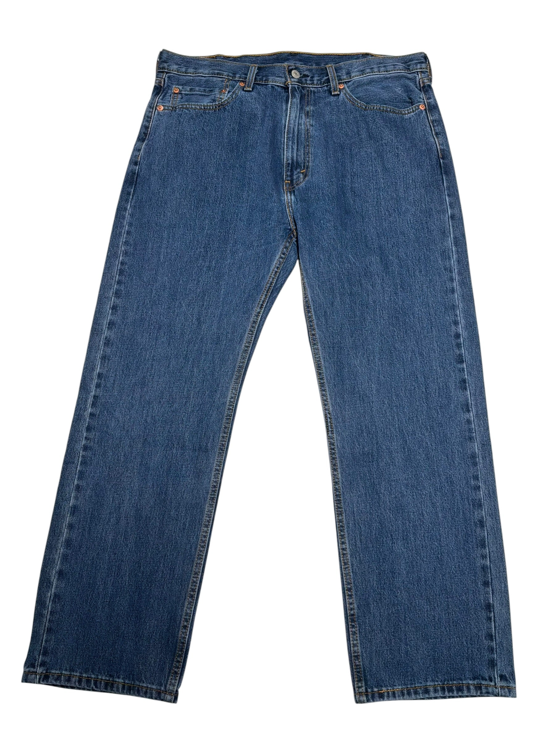 Levis Mens 505 Regular fit Standard Jeans 38 / 30 Blue