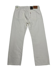 Levis Mens 501 Regular fit Standard Jeans 36 / 30 White