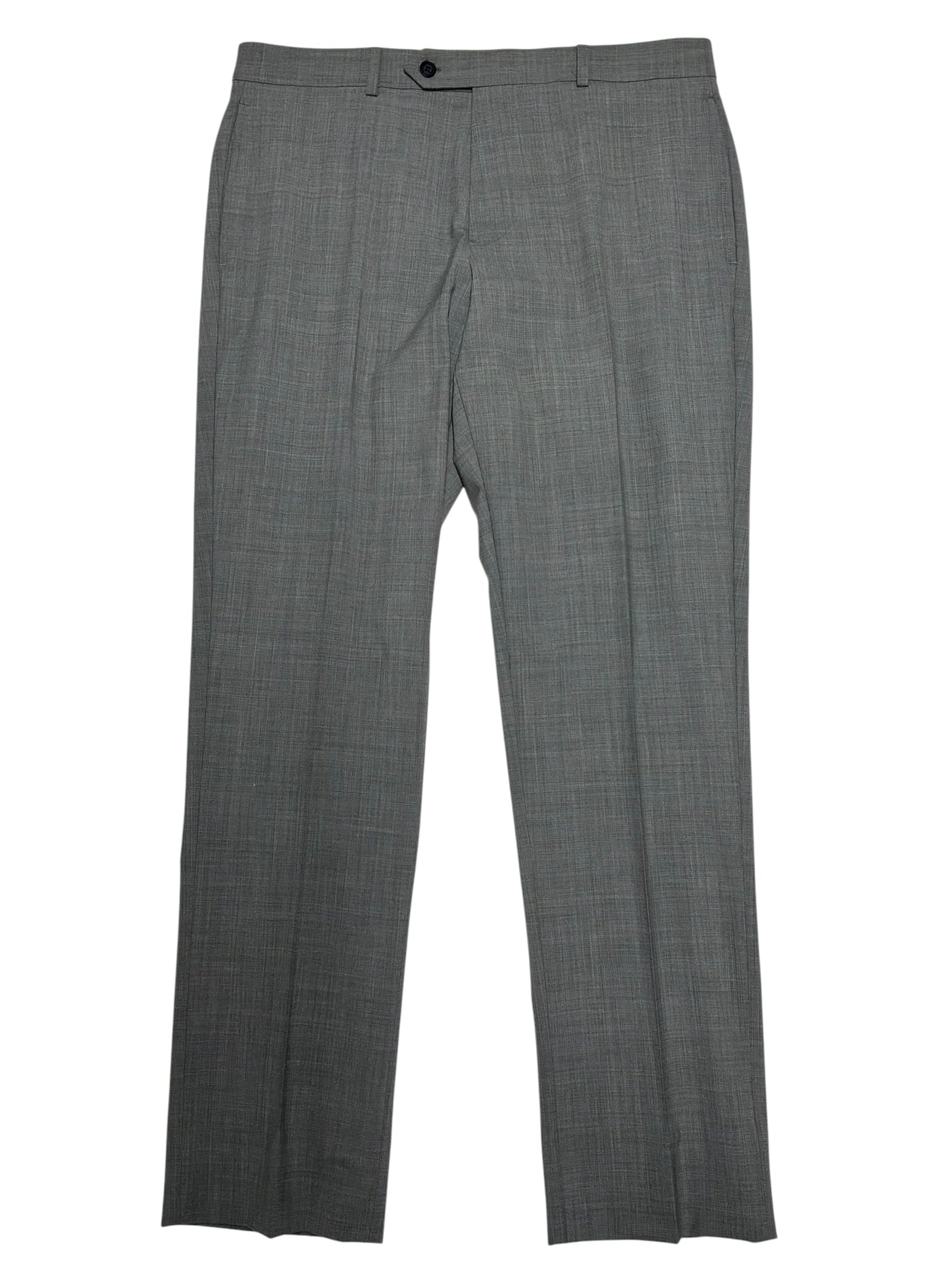 Brooks Brothers Mens Regular fit Dress Pants 34 / 32 Grey Wool