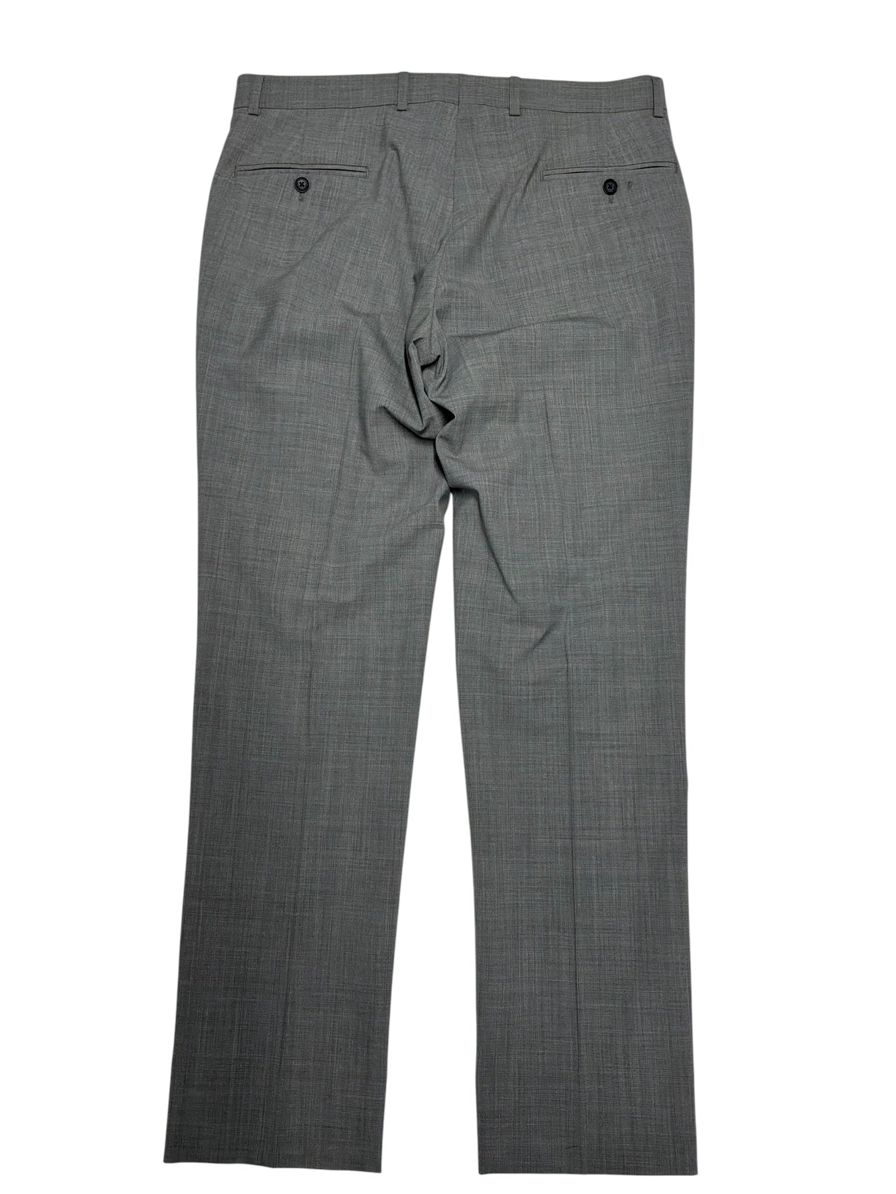 Brooks Brothers Mens Regular fit Dress Pants 34 / 32 Grey Wool