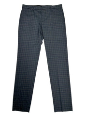 Perry Ellis Portfolio Mens Modern fit Dress Pants 32 / 32 Blue Plaid