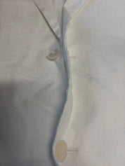 Tommy Hilfiger Mens Modern fit Sport Coat Blazer 40 R White Solid Linen