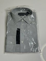 The Mens Store   Stretch Slim Fit Button Dress Shirt XL Green