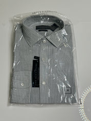 The Mens Store   Stretch Slim Fit Button Dress Shirt Large Green