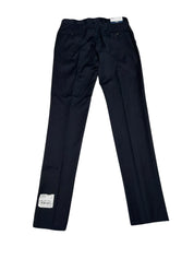 Hart Schaffner Marx Mens Classic fit Suit 42 L / 36 Waist Navy Blue Striped