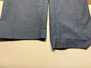 Tommy Hilfiger Mens Modern fit Cotton Dress Pants 38 / 30 Light Blue Solid