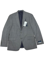 Hart Schaffner Marx Mens Regular fit Sport Coat Blazer 40 R Silver Gray Wool