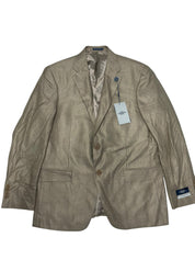 Hart Schaffner Marx Mens Regular fit Sport Coat Blazer 42 R Tan Pure Bamboo