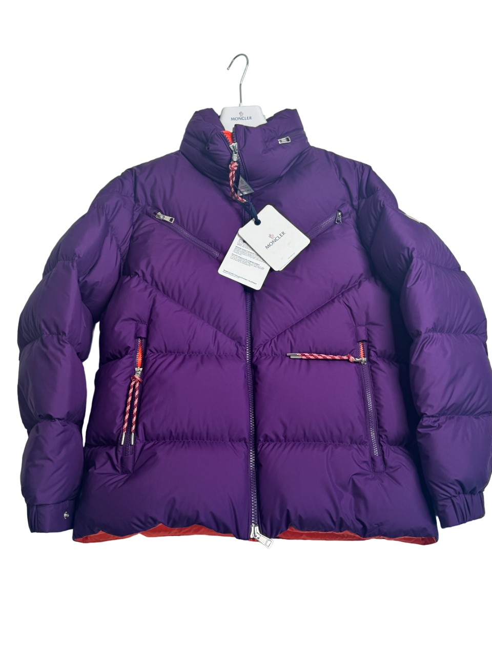 Moncler Mens Katmai Puffer Jacket Size 2 Purple / Small Snag Please See Pics