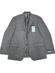 Hart Schaffner Marx Mens Regular fit Sport Coat Blazer 40 R Light Grey Wool
