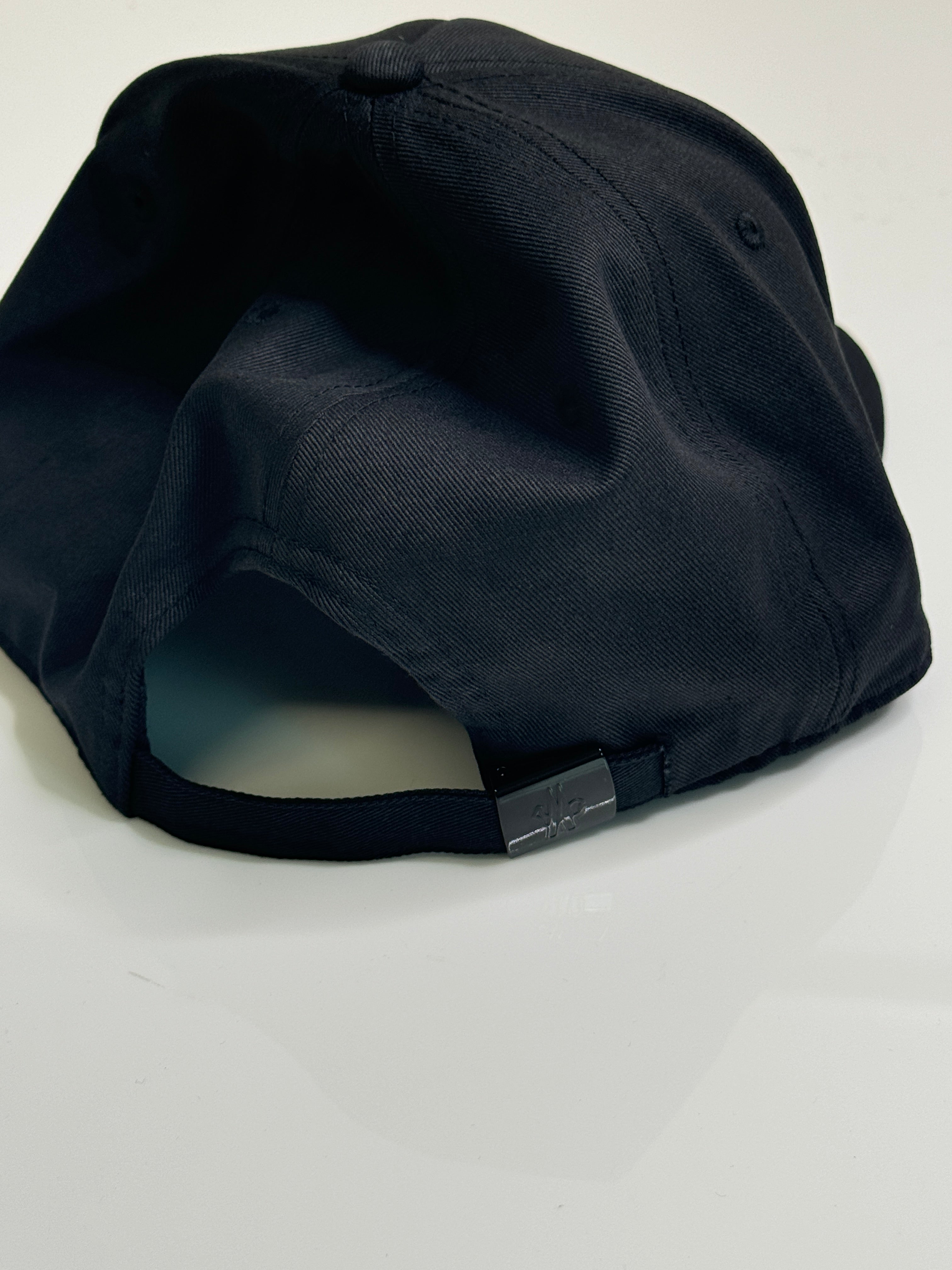 Moncler Studded Baseball Cap Hat Black Adjustable