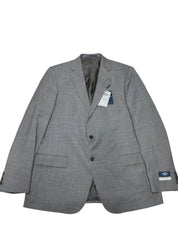 Hart Schaffner Marx Mens Regular fit Suit Jacket Blazer 46 L Light Grey Solid