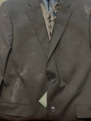 Alfani Mens Slim fit Suit Jacket Blazer 42 R Black Solid Stretch
