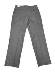 Hickey Freeman Mens Regular fit 2 Piece Flannel Suit 44 R / 38 Waist Grey Wool