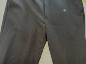 Calvin Klein Mens Slim fit Dress Pants 32 / 32 Black Solid Stretch