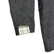 Hickey Freeman Mens Regular fit 2 Piece Flannel Suit 44 R / 38 Waist Grey Wool
