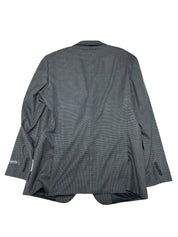 Kenneth Cole Mens Slim fit Suit Jacket Blazer 36 S Navy Blue Grey Check