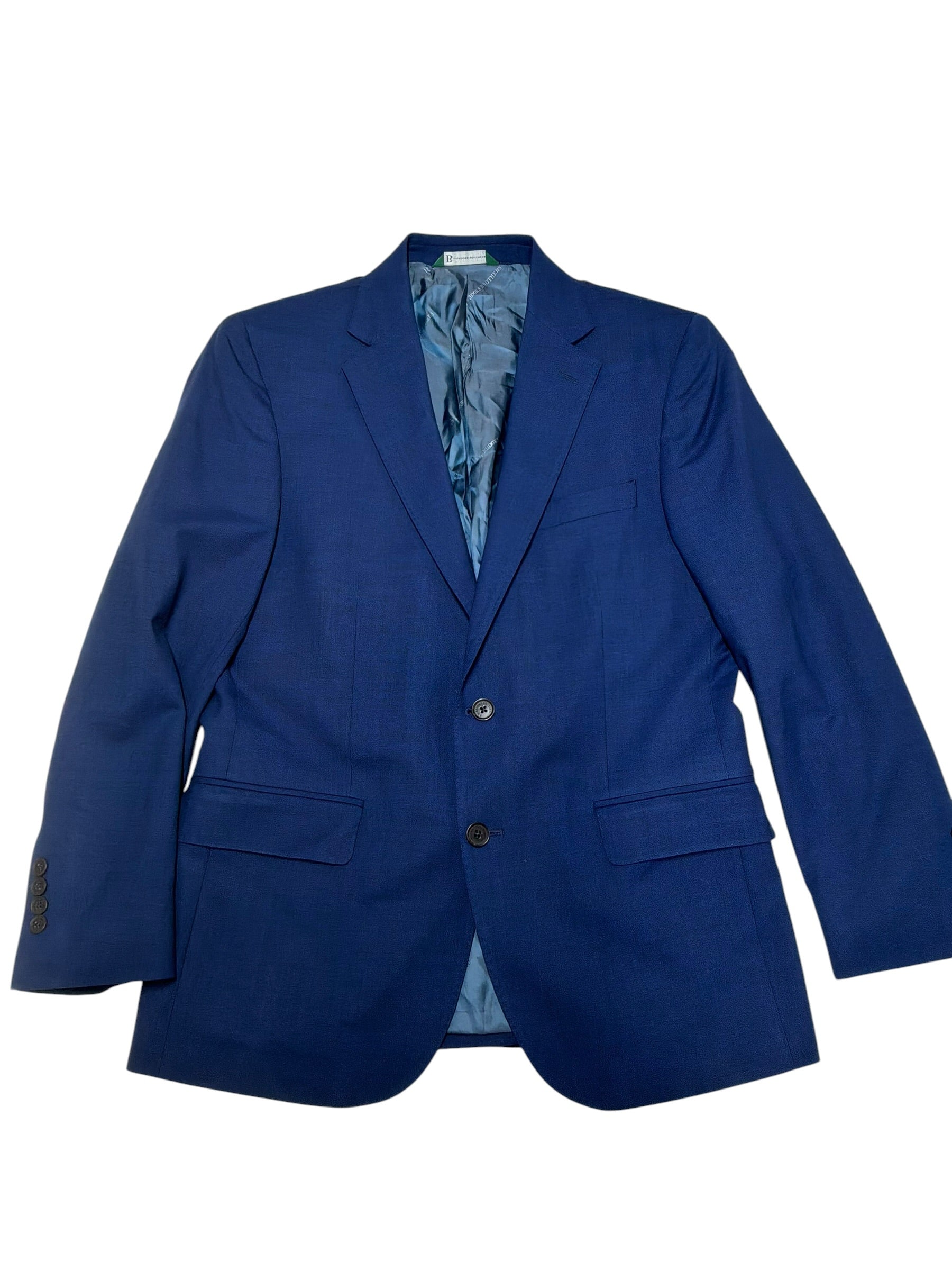 Brooks Brothers Mens Regular fit Sport Coat Blazer 40 S Blue Solid