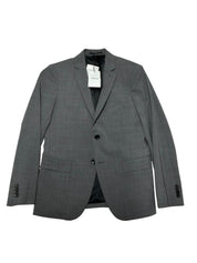 Theory Mens Slim fit Sport Coat Blazer 36 S Mid Grey Solid
