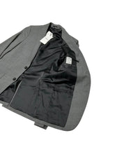 Theory Mens Slim fit Sport Coat Blazer 36 S Mid Grey Solid