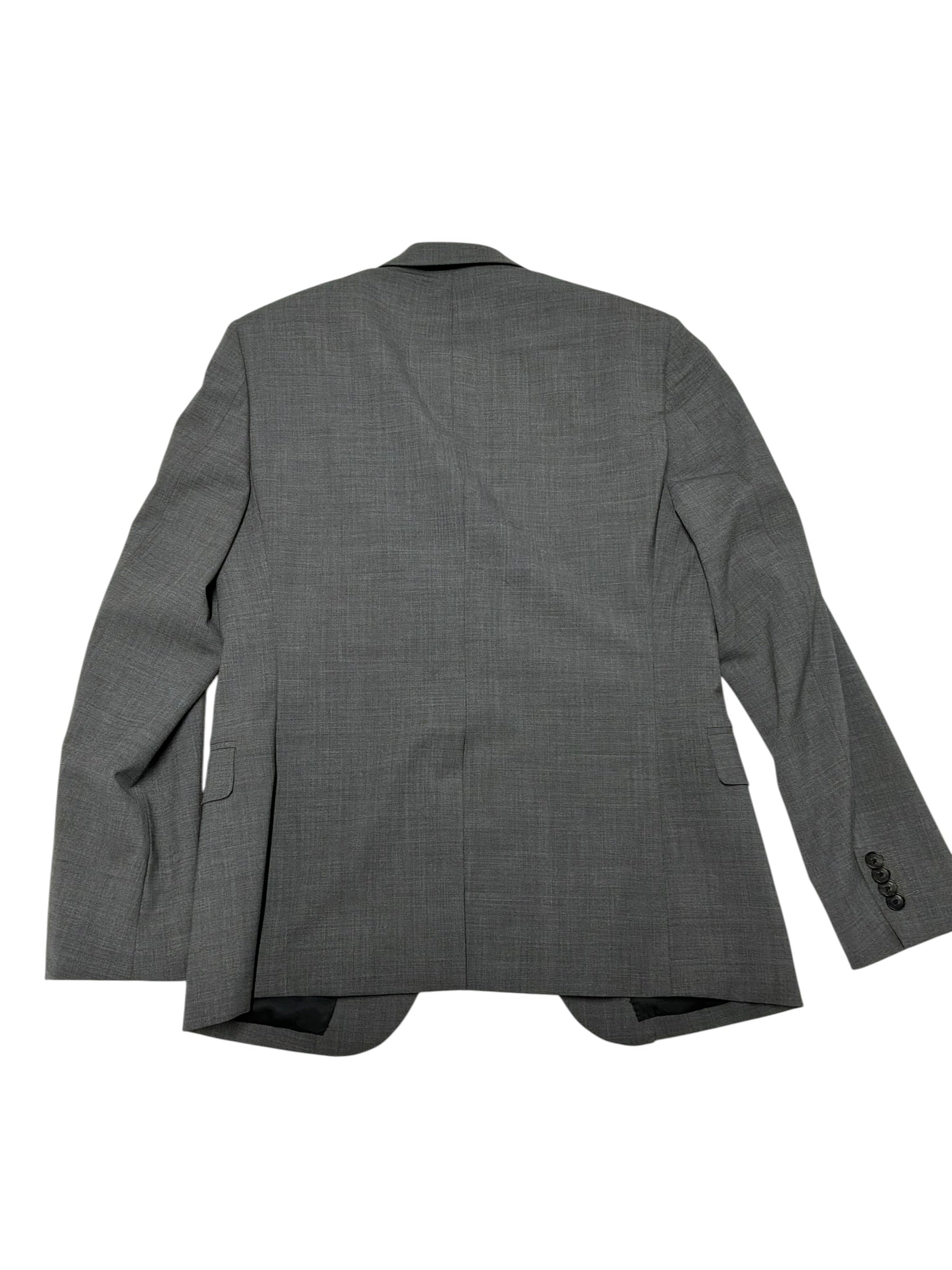 Theory Mens Slim fit Sport Coat Blazer 36 S Mid Grey Solid