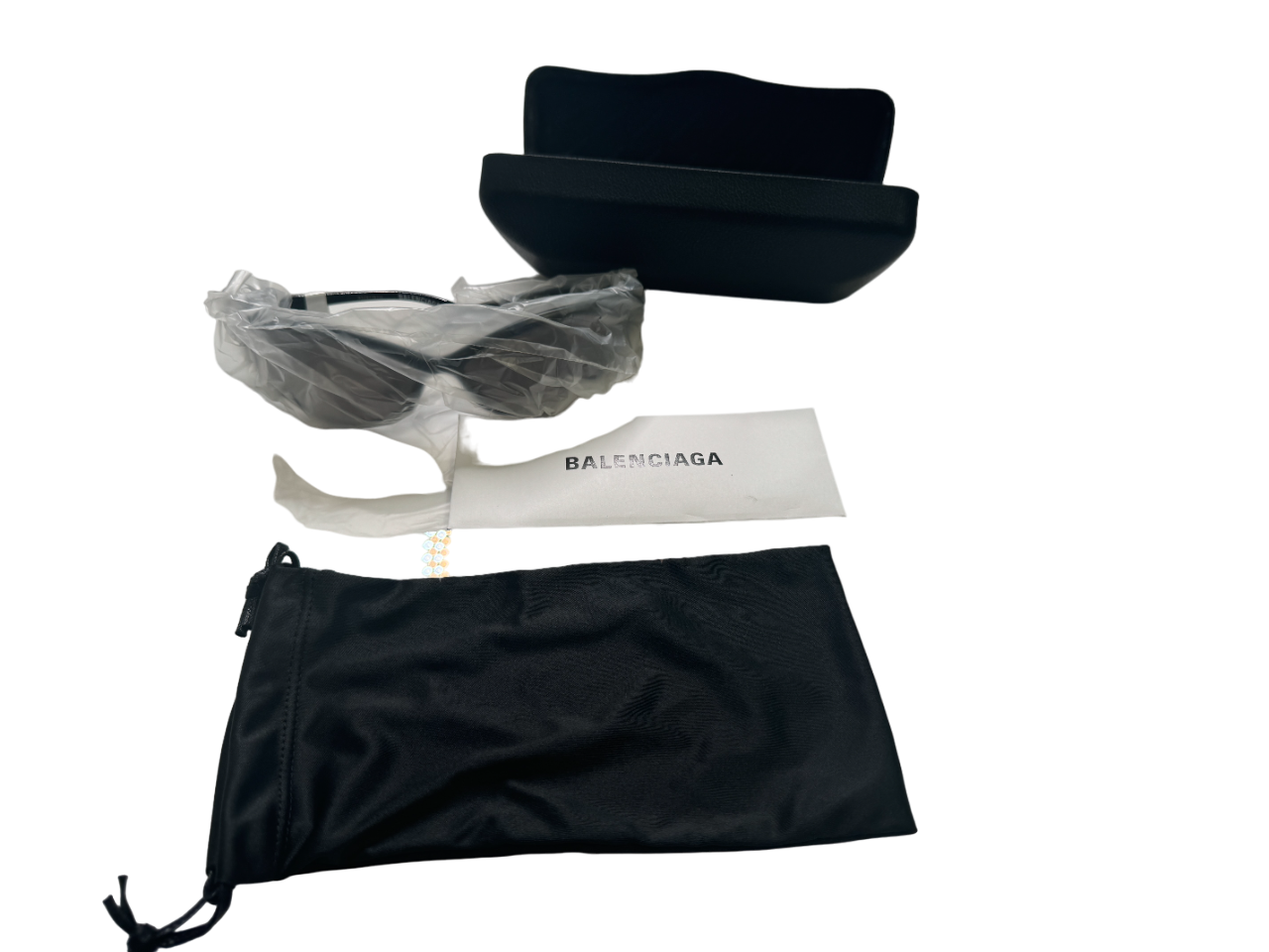 BALENCIAGA Men's Fashion Show 90s Oval 83mm Geometric Sunglasses In Shiny Black
