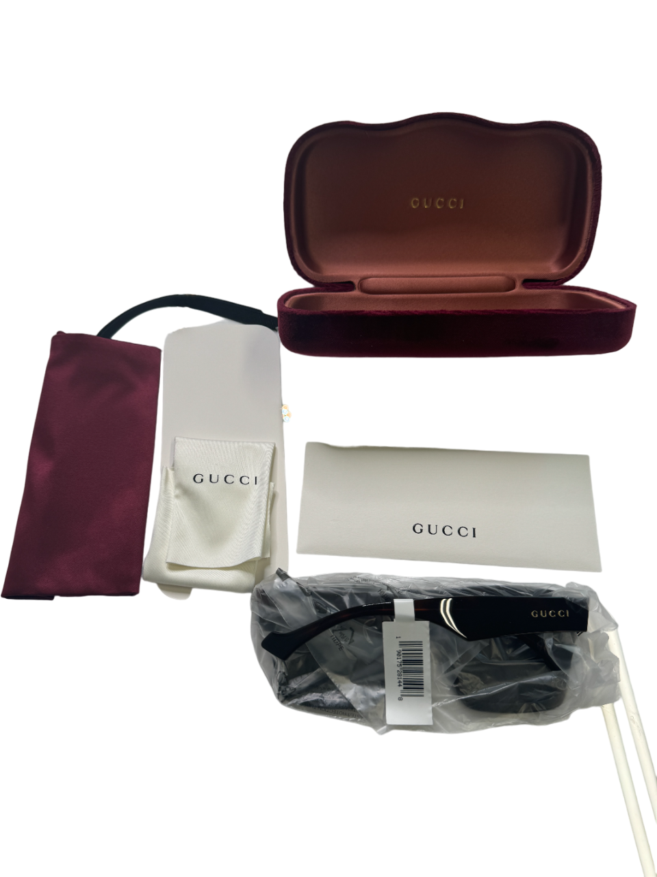 Gucci Men's 55MM Square Sunglasses Havana