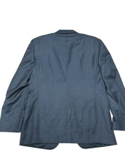 Canali Siena Screenweave Regular Fit Suit Jacket Blazer US 40R EU 50R Blue
