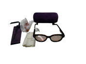 Gucci Men's Round Logo Sunglasses W/ Neck Strap
