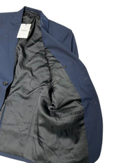 Theory Mens Slim fit Sport Coat Blazer 38 S Navy Blue Solid