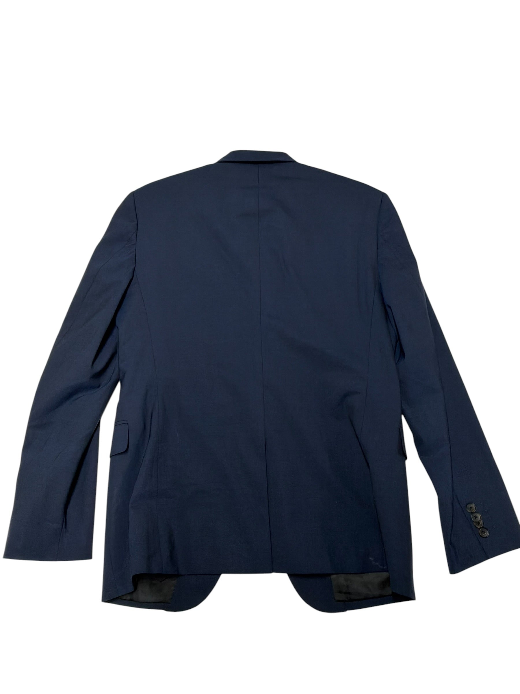 Theory Mens Slim fit Sport Coat Blazer 38 S Navy Blue Solid