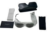 Saint Laurent Mens Brow Bar Aviator Sunglasses 57mm