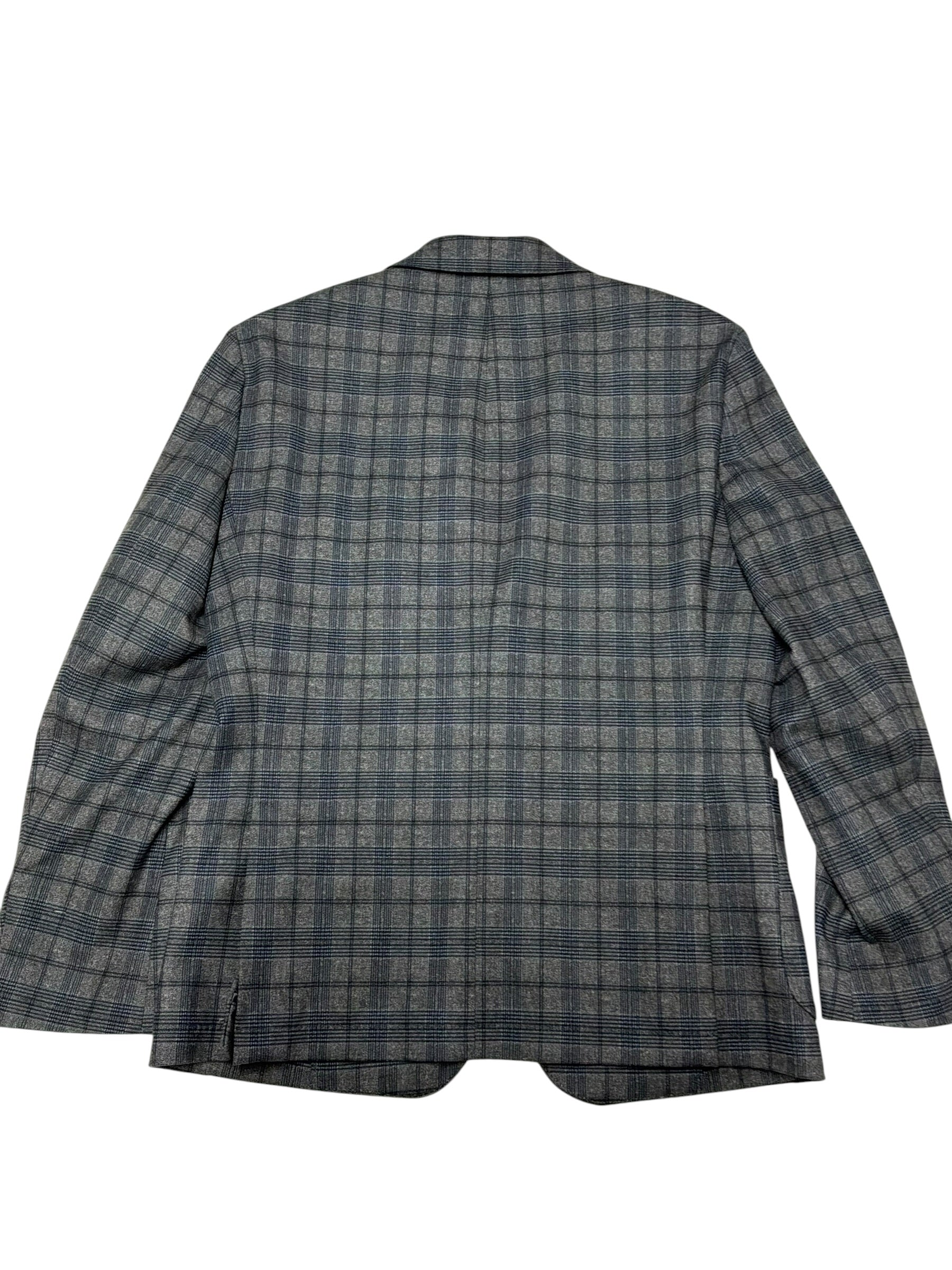 Ted Baker Mens Slim fit Sport Coat Blazer 38 S Grey Blue Plaid