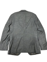 Hugo Boss Mens Slim fit Hutson Sport Coat Blazer 38 R Gray Solid