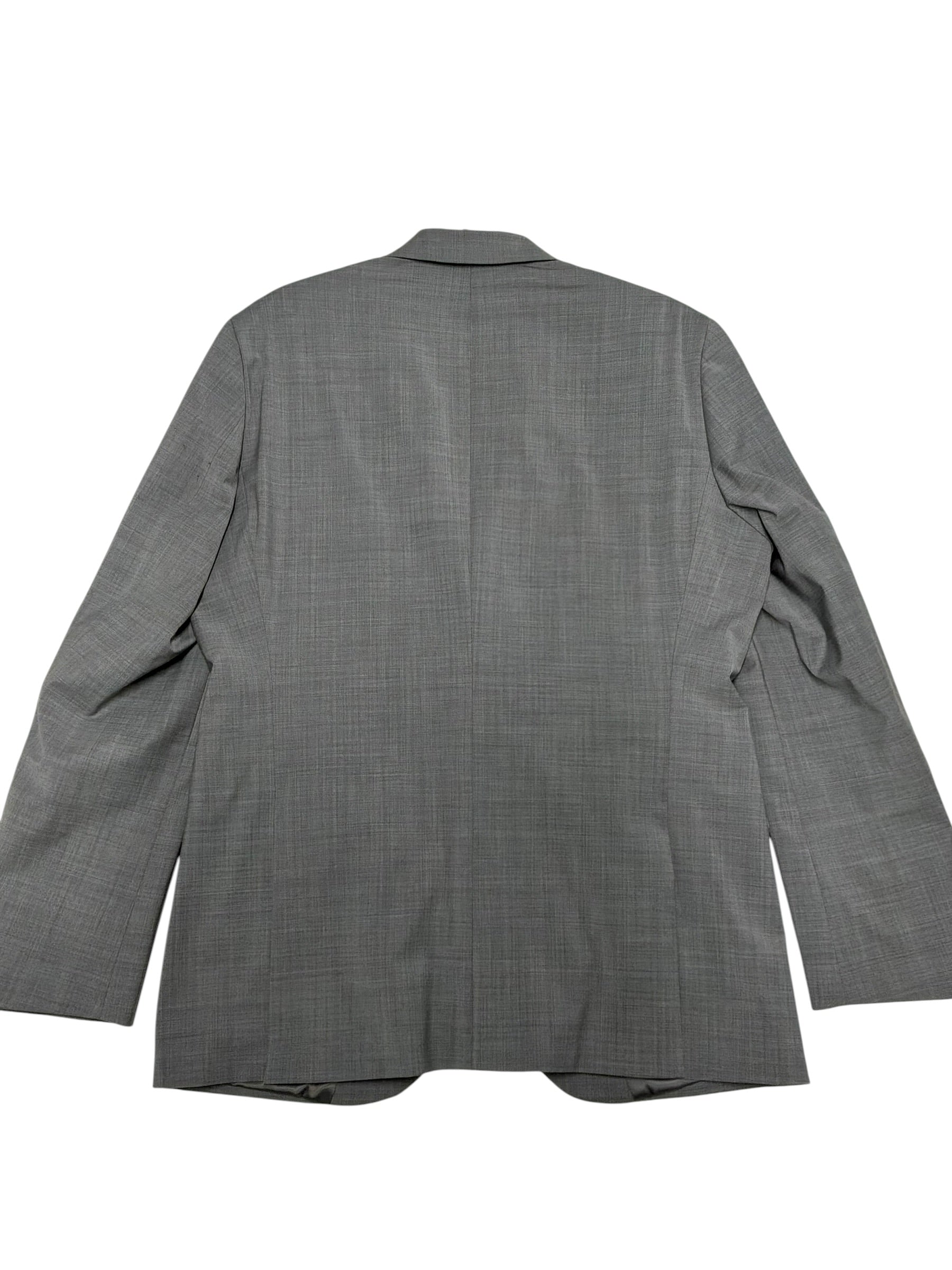 Hugo Boss Mens Slim fit Suit Jacket Blazer 46 R Grey Solid